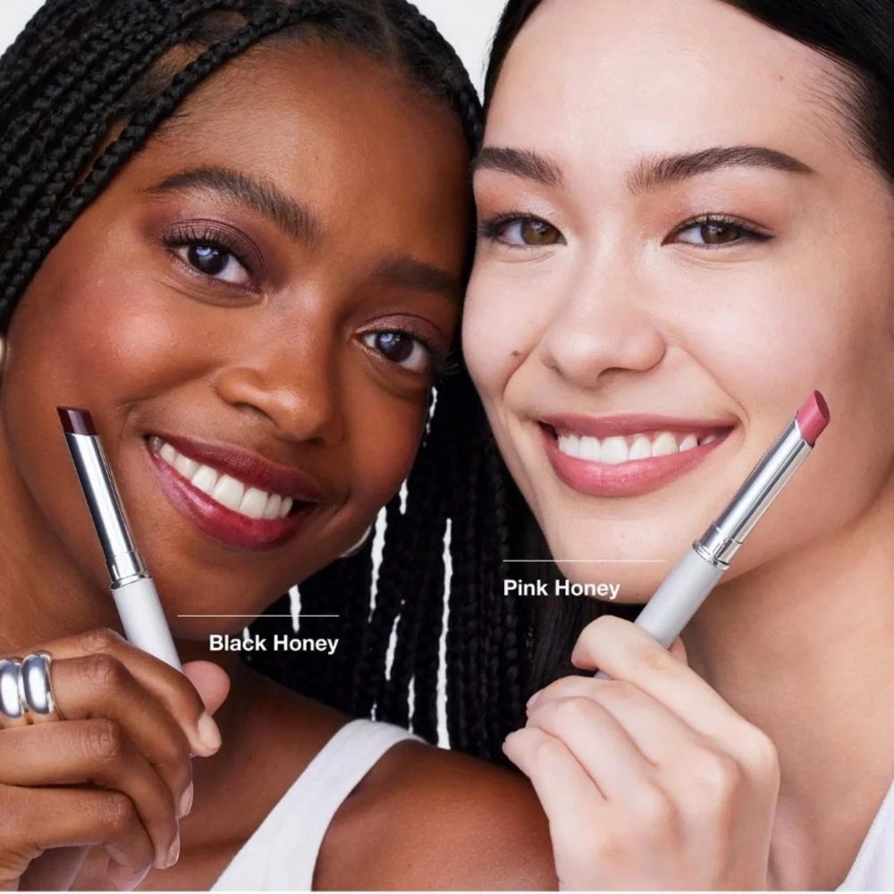 Clinique Black Honey Almost Lipstick & Happy set. NIB